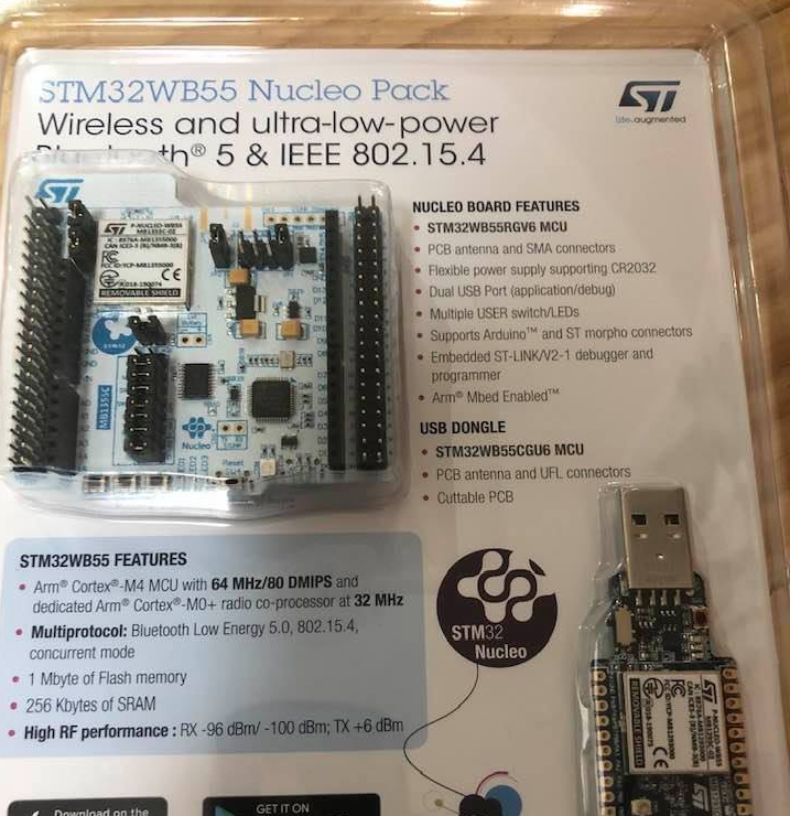 STM32WB55 Nucleo Pack